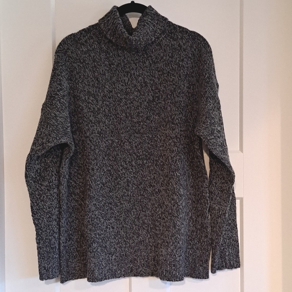 NWT Heathered Wool Turtleneck Sweater (Dark Grey) - Gentle Herd - Picture 1 of 5